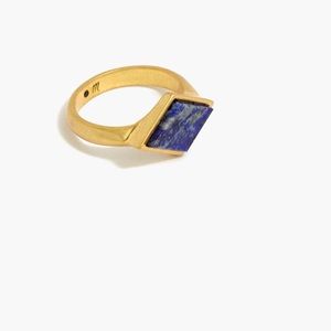 Madewell Stone Diamond Cut Ring